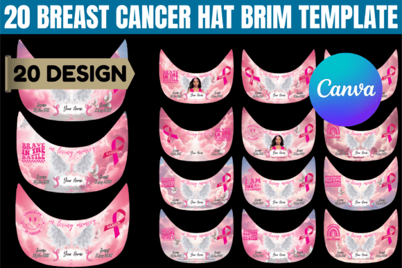 20 Breast Cancer Hat Brim Templates: A Designer's Guide to Meaningful Tributes