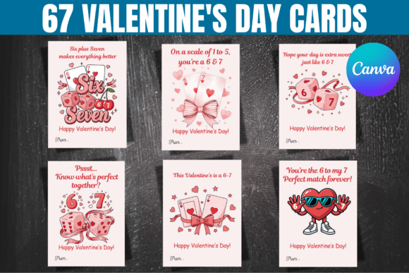 67 Valentine's Day Cards Template: Trendy Classroom Designs
