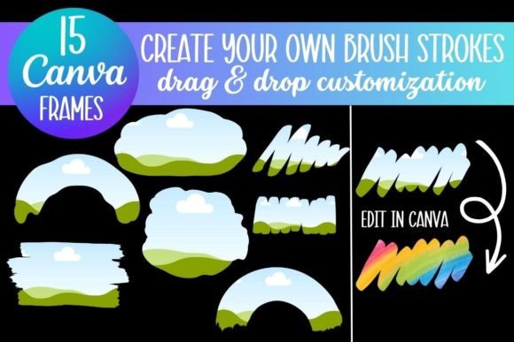 Brush Strokes Canva Frame Template: A Creative's Guide