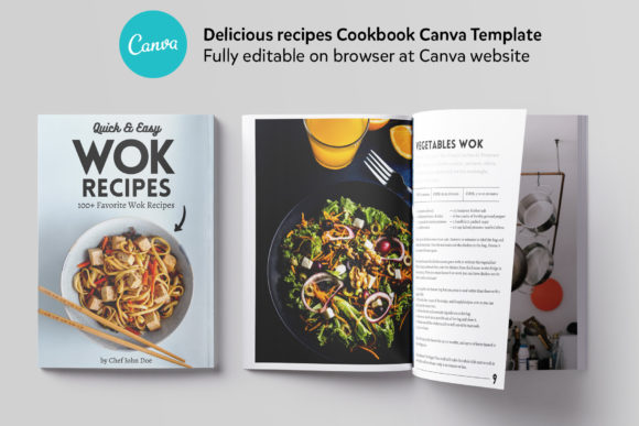 Canva Wok Recipes Cookbook: Your Solution for Stunning Food Content