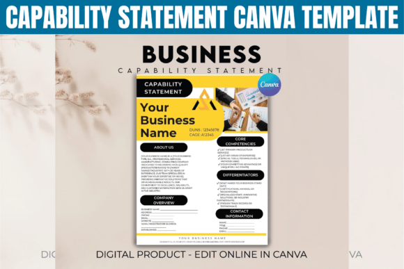 Capability Statement Canva Template: Your Business on One Page