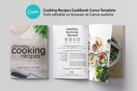 Create a Stunning Recipe Book with This Canva Cookbook Template