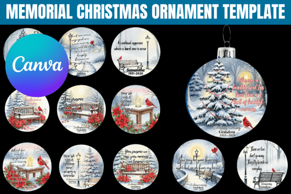 Creating a Lasting Tribute with a Memorial Christmas Ornament Template