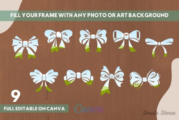 Cute Bow Canva Frame Template: A Designer's Secret Weapon