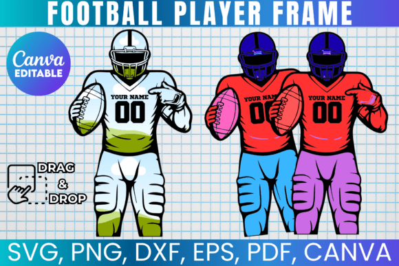 Game Day Graphics Made Easy with the American Football Canva Frame