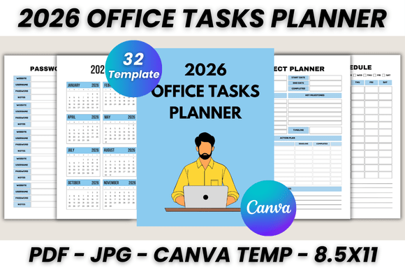 Master Your Workflow with the 2026 Office Tasks Planner