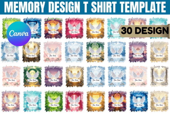 Memory Funeral Background Design T Shirt