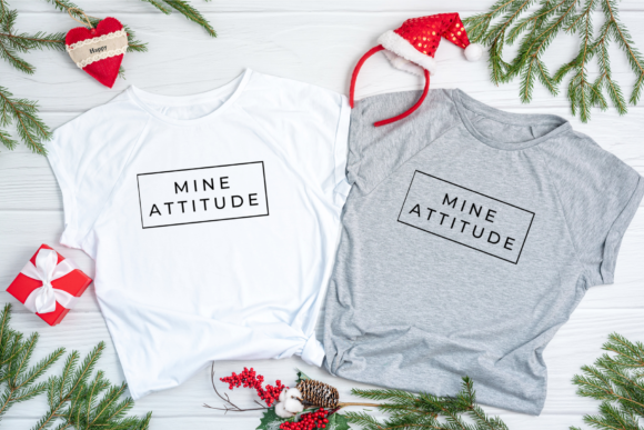 Mine Attitude T-Shirt Design in Canva 19: Bold Textures for Your Brand