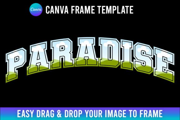 Paradise Canva Frame Editable Template: Your Shortcut to Tropical Design