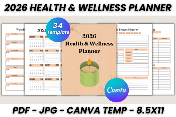 Plan Your Best Year: The 2026 Health & Wellness Planner