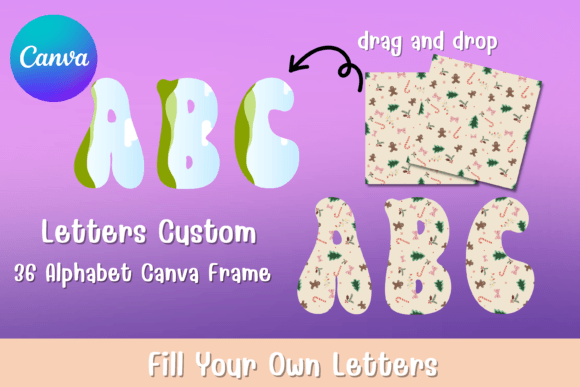 Transform Your Content with Custom Alphabet Canva Frames