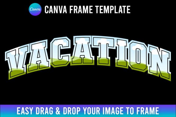 Vacation Canva Frame Editable Template: Your Design Shortcut