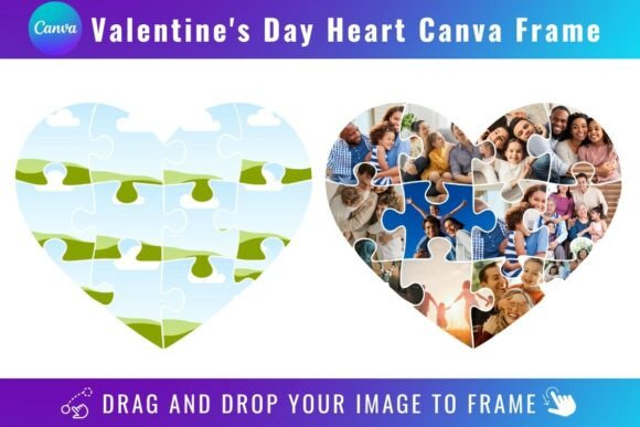 Valentine's Day Heart Canva Frame: Your Go-To Template for Quick, Polished Designs